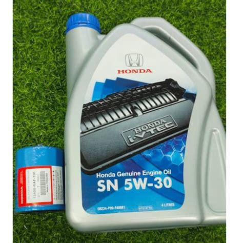 HONDA GENUINE ENGINE OIL API SN 5W 30 SEMI SYNTHETIC 4LITRE FOC OIL