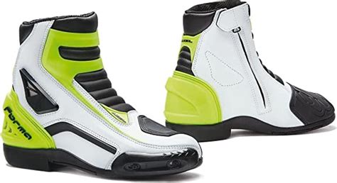 Forma Axel Boots (BLACK WHITE FLURO YELLOW)– Moto Central