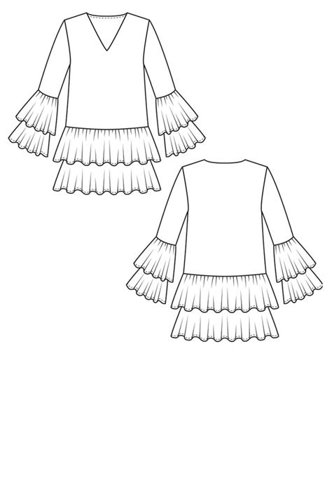 Elaine Mini Dress Sewing Pattern Mini Dress Jumpsuit Pattern