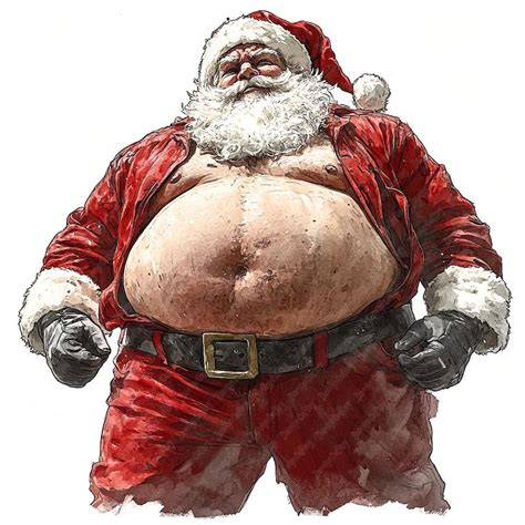 Naked Santas Etsy