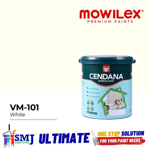 Jual Cat Tembok Interior MOWILEX CENDANA 101 Putih 5kg Shopee Indonesia