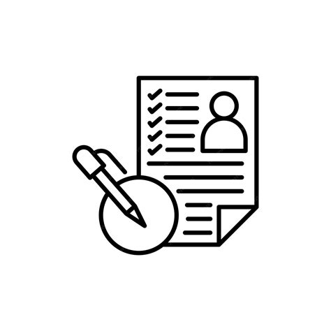 premium vector job description icon