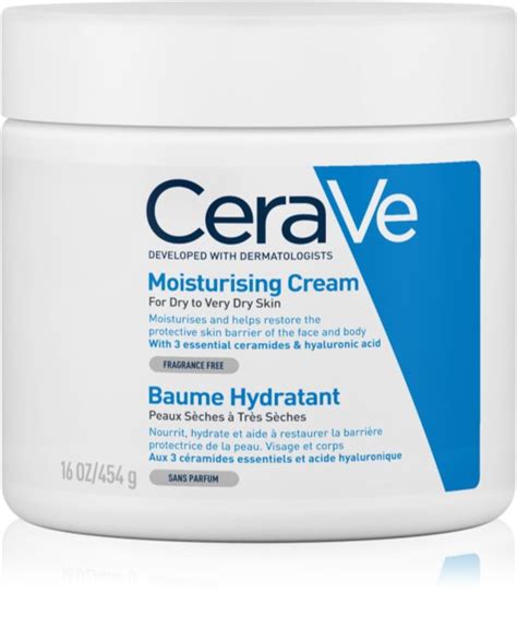 CeraVe Moisturizers crème hydratante visage et corps pour peaux sèches ...