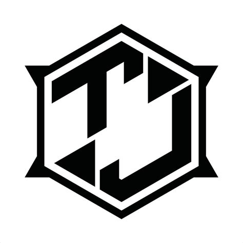 Tj Logo Monogram Design Template 16571521 Vector Art At Vecteezy