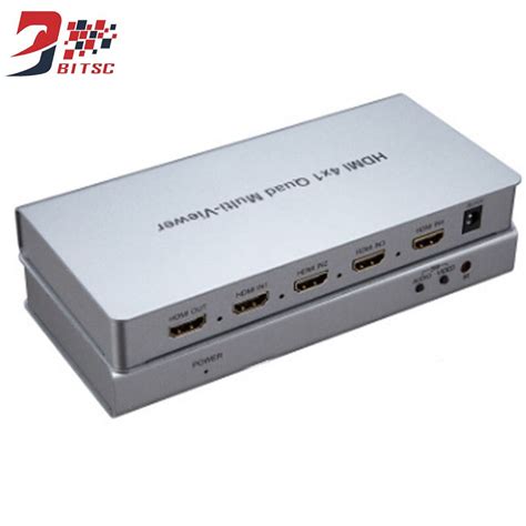 SZBITC HDMI 4x1 мультипросмотрщик HDMI коммутатор 4 в 1 из hd-экрана ...