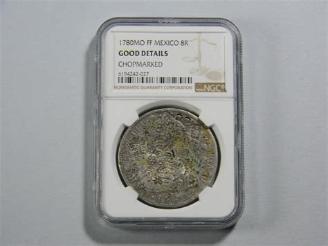 Mexico 1780 MO FM 8 Reales NGC Good Details Chopmarked Galore EBay