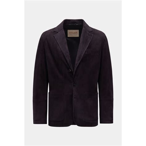MANDELLI suede jacket black | BRAUN Hamburg