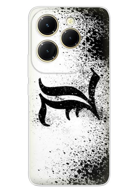 Infinix Hot 40 аниме чехол из силикона Тетрадь смерти лого