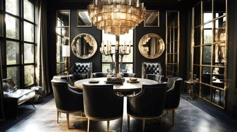 premium ai image interior design inspiration  art deco glamorous