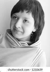 Portrait Nude Girl Body Painted Silver Stock Photo 64603663 Shutterstock