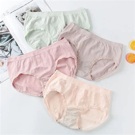 Graphene Bacteriostatic One Piece Traceless Naked Panties Women S Mid High Waist Modal Hips