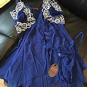 Avidlove Women Lingerie Front Closure Babydoll Lace Chemise V Neck Nightgown Mesh Sleepwear