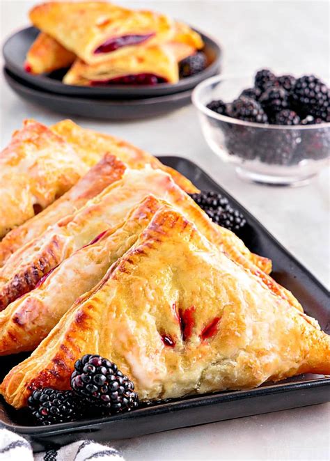 Blackberry Turnovers Turnover Recipes Puff Pastry Recipes Puff