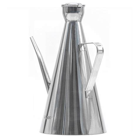 Conical Stainless Steel 1 L Oil Jug Olive Oil Polsinelli Enologia