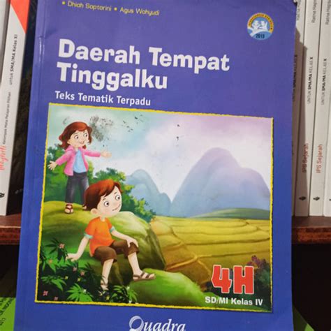 Jual BUKU BEKAS TEKS TEMATIK TERPADU KELAS 4 SD JILID 4H QUADRA K13