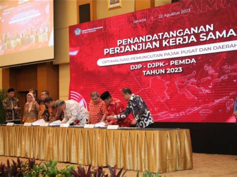 Pemkot Surabaya Tandatangani Pks Tripartit Bersama Djp Dan Djpk