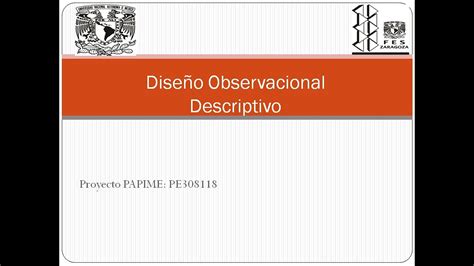 Dise O Observacional Transversal Descriptivo Youtube