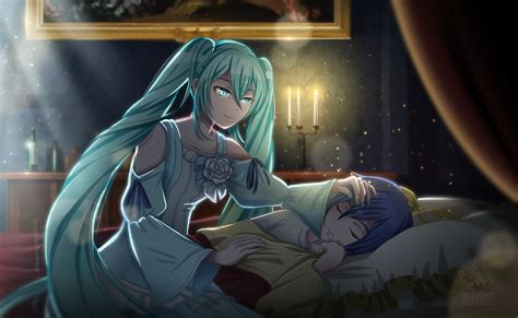 Hatsune Miku Kaito Margarita Blankenheim And Kaspar Blankenheim