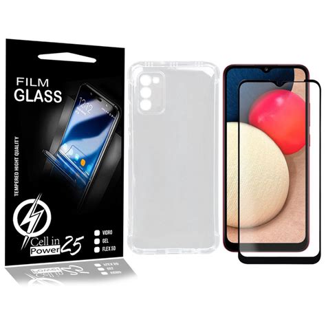 Capa Capinha samsung galaxy A02S A025 tela 6 5 Anti Choque Película