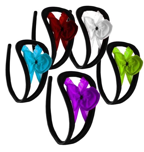 SEXY C STRING SLIP Tanga Mini Bikini Schleifchen Panty Reizwäsche Dessous S M L 5 97 PicClick UK