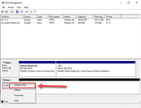 Как инициализировать ssd диск в windows 10