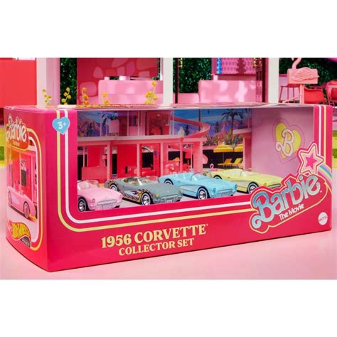 Hot Wheels Barbie Corvette Collector Set