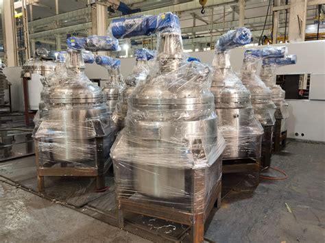 L L Stainless Steel Jacketed Heat Electric Chemical Agitator