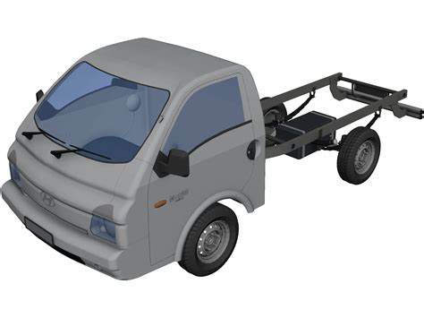 Hyundai H100 Porter Chassis 3D Model 3DCADBrowser