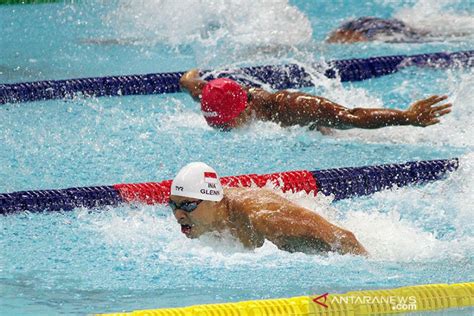 Menangi 50 Meter Gaya Kupu Kupu Glenn Victor Raih Emas Ketiga Antara