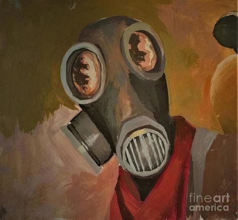 TF2 Pyro Painting by Parker Jasmine | Pixels