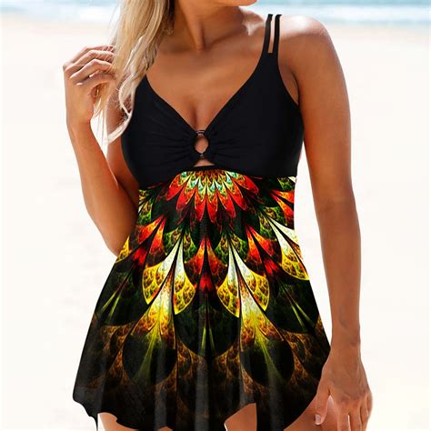 MAILLOT DE BAIN Femmes Bikini Sexy Deux Pièces Hollow Out Gradient Lady