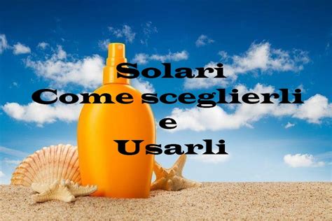 Solari Come Sceglierli E Usarli OFFICIAL PROGETTO RAPUNZEL ITALIA