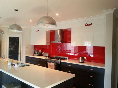 Simple Red And Black Kitchen Basic Idea | Home decorating Ideas