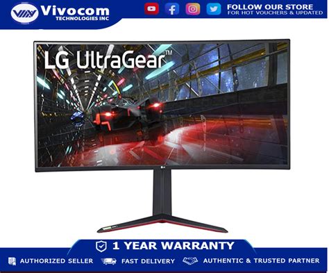 NEW LG 38 UltraGear Curved 38GN950 B WQHD Nano IPS 1ms 144Hz HDR