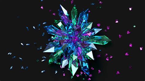 Diamond And Crystal In Cinema D On Behance