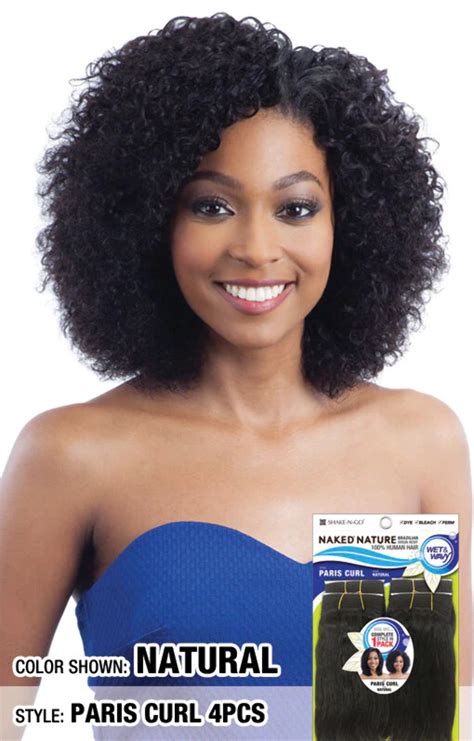 NAKED NATURE WET AND WAVY PARIS CURL HUMAN HAIR Walmart