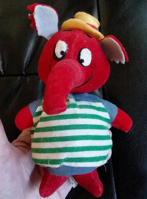 Vtg Heffalump 60s Winnie The Pooh Wood Chip Disney Woozle Gund Japan