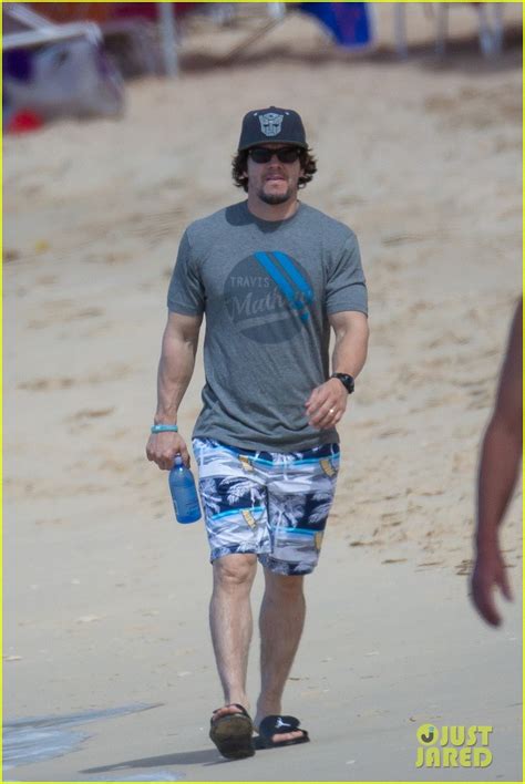 Mark Wahlberg Shows Off Ripped Shirtless Body In Barbados Photo Bikini Mark