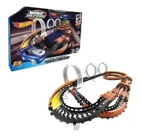 Pista Wave Racers Hot Wheels Mega Match Raceway Fun Parcelamento Sem Juros