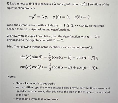 Solved Explain How To Find All Eigenvalues And Chegg