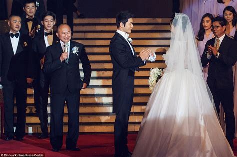 Chinas Kim Kardashian Angelababy Marries With A Custom Dior Gown And A