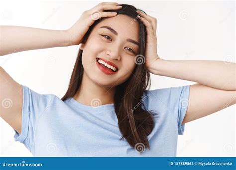 What Beautiful Lucky Day Optimistic Carefree Pretty Asian Brunette