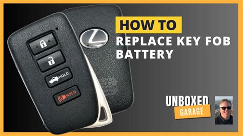 How To Replace Lexus Key FOB Battery Smart Key Remote RX 350 NX