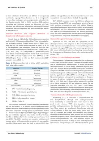 Changing Landscape Of Cholangiocarcinoma Crimson Publishers Pdf