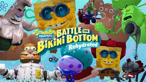 SpongeBob SquarePants ALL BOSSES Battle For Bikini Bottom Rehydrated YouTube