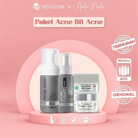 Jual MS GLOW Paket Acne Shopee Indonesia