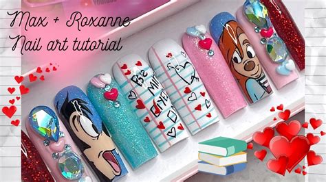 HOW TO PAINT CHARACTER NAIL ART MY TIPS TRICKS MAX ROXANNE NAILS