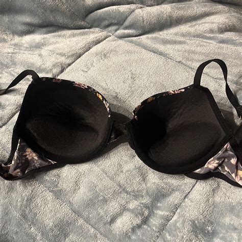 Floral Bikini Top Never Worn C Bra Size Depop