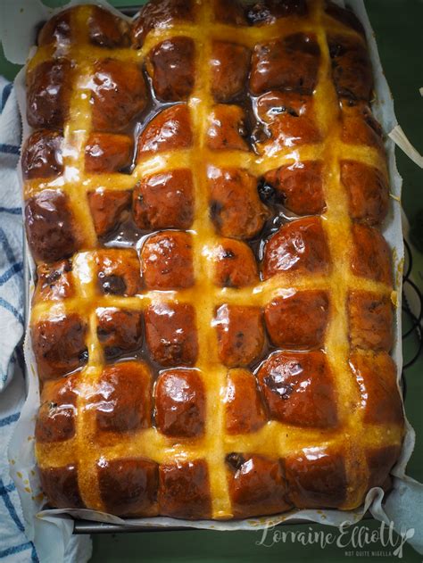 Sticky Date Hot Cross Buns Not Quite Nigella