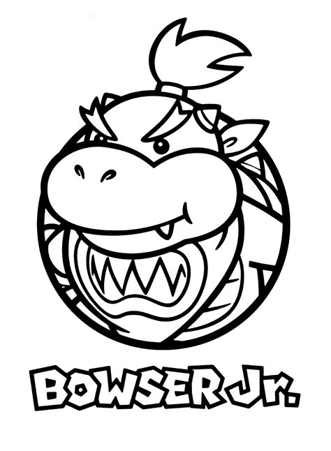 Dibujos De Bowser Jr De Super Mario Para Colorear Para Colorear Pintar Sexiezpix Web Porn